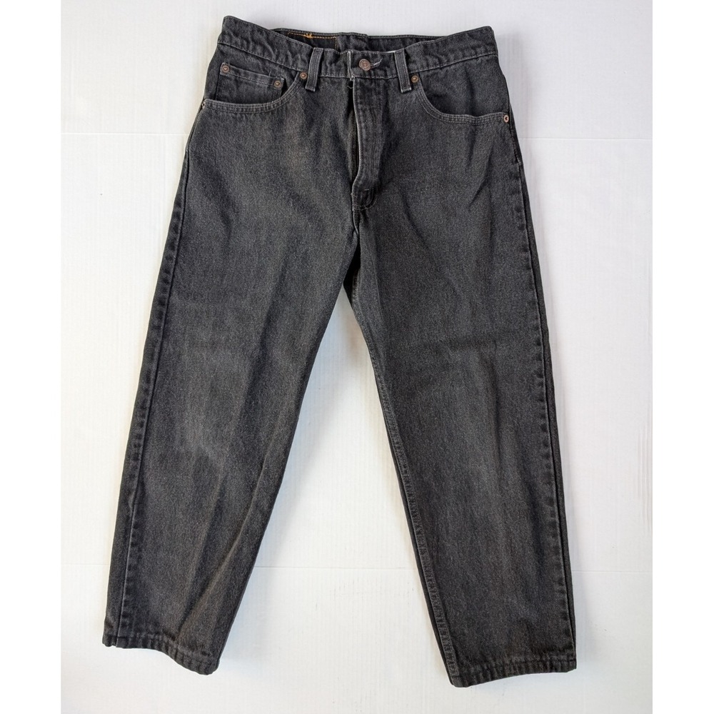 Vintage‎ Levis 550 Jeans Mens 33x30 Black Relaxed Fit Tapered Leg 90s USA Made